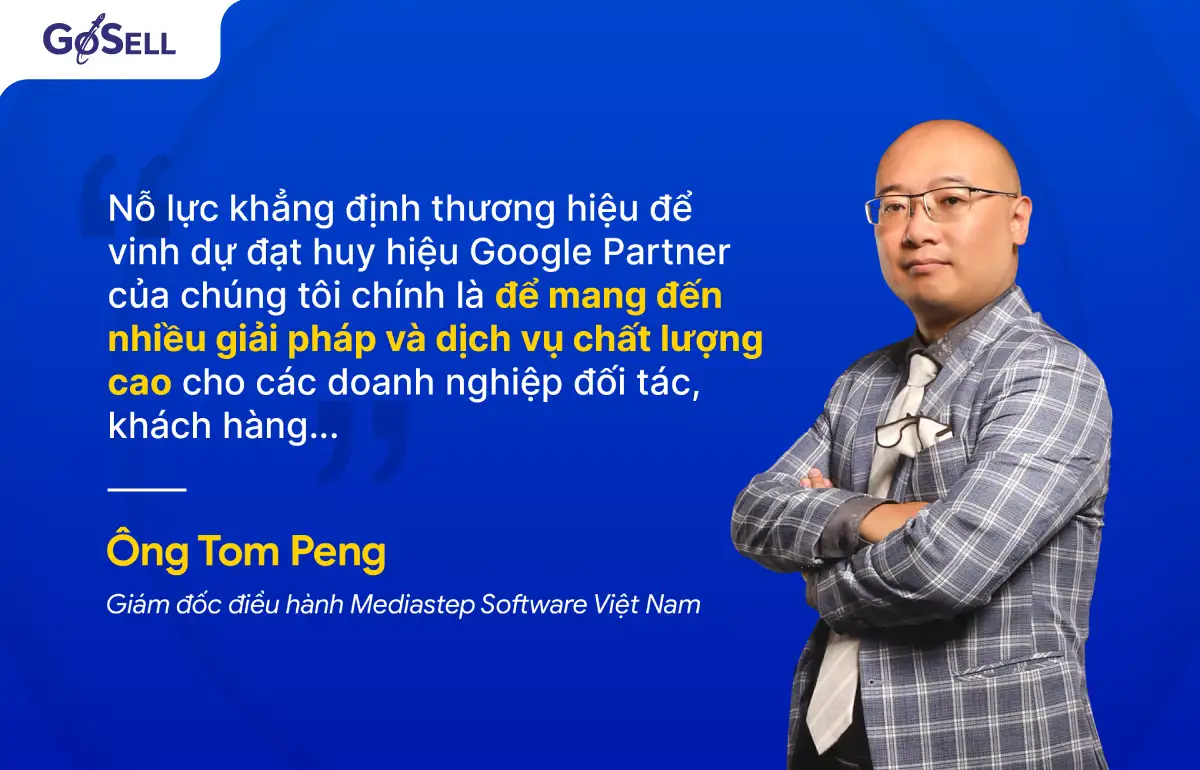 Ông Tom Peng - Giám đốc điều hành Mediastep Software Việt Nam.