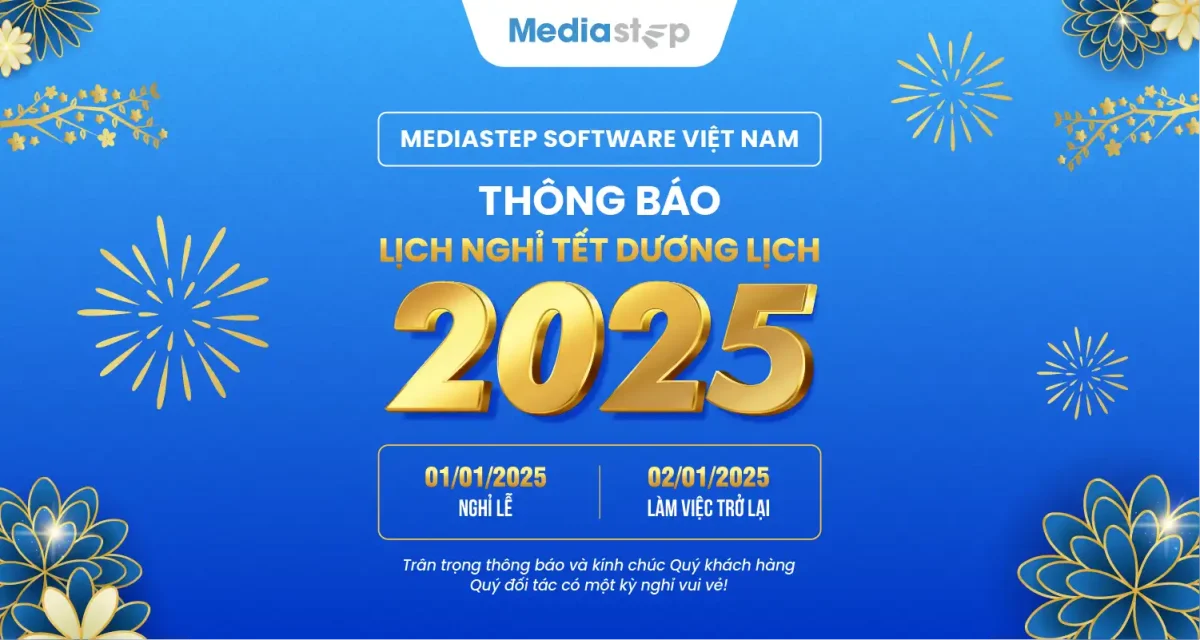 Mediastep thông báo lịch nghỉ Tết Dương Lịch 2025-01