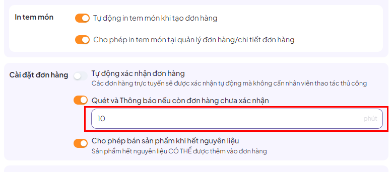 Cập nhật GoF&B 3.4